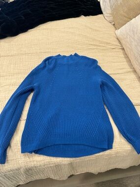 Old Navy Bright Blue Mock Neck Sweater